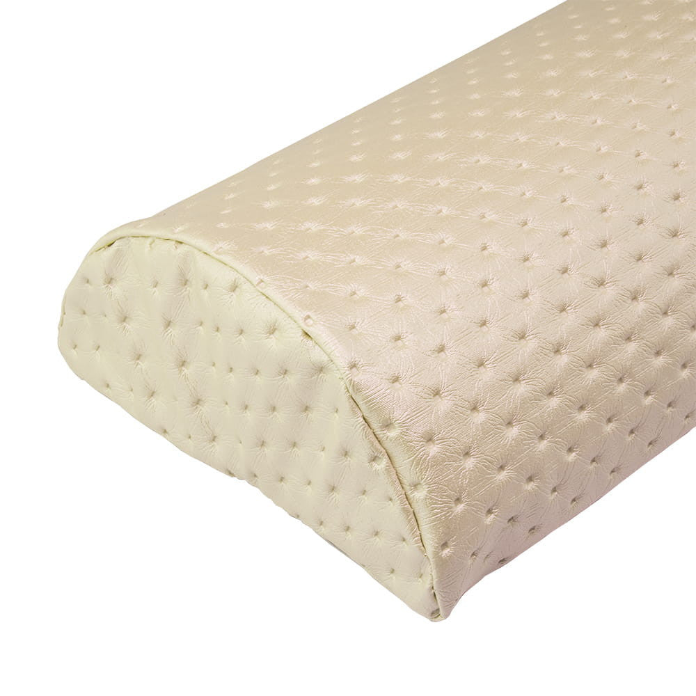 Manicure pad cushion, sparkling milky eco leather