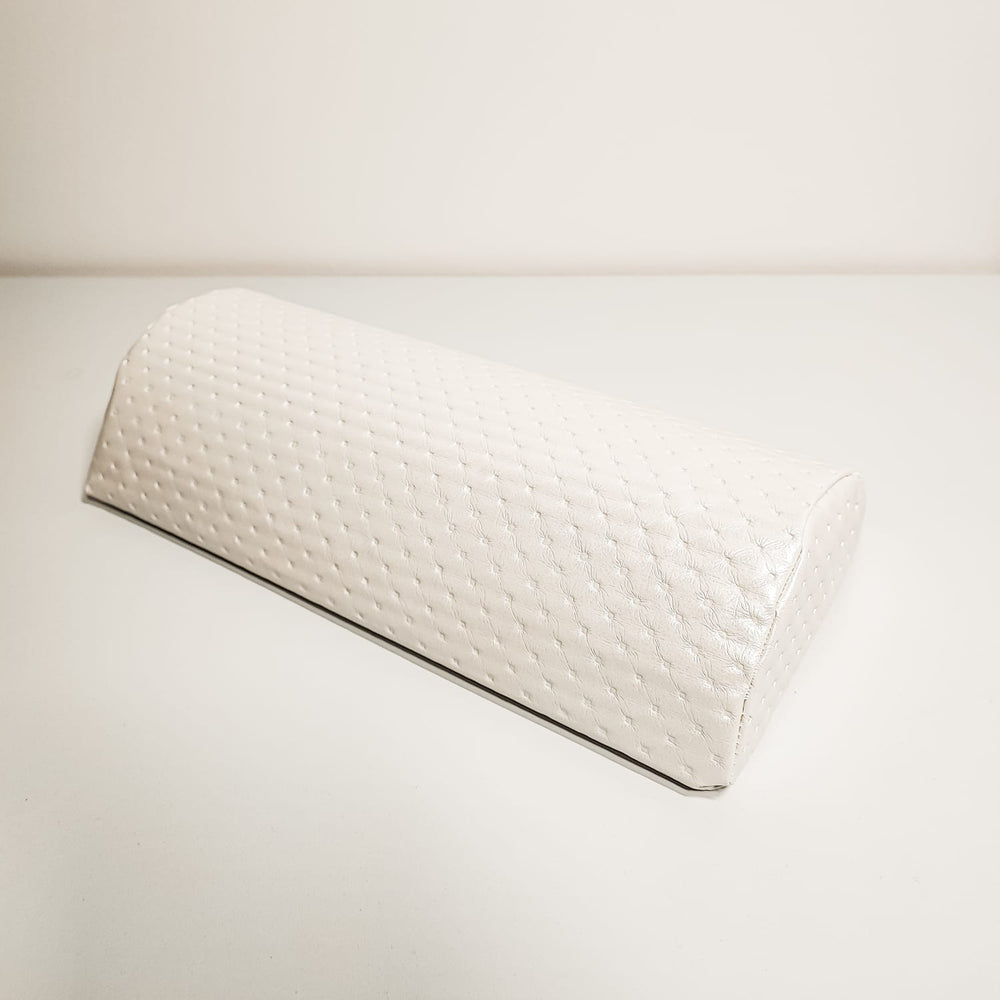 Manicure pad cushion, sparkling milky eco leather
