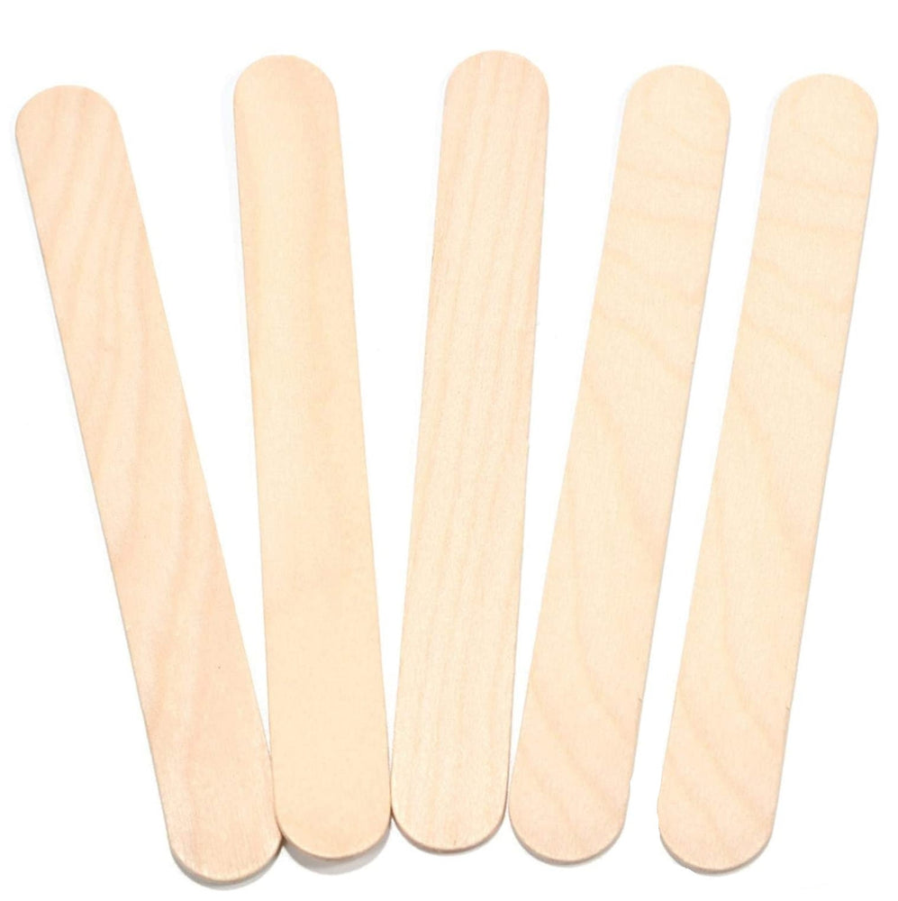 Woden spatula for body waxing 5 pieces, THIN or WIDE
