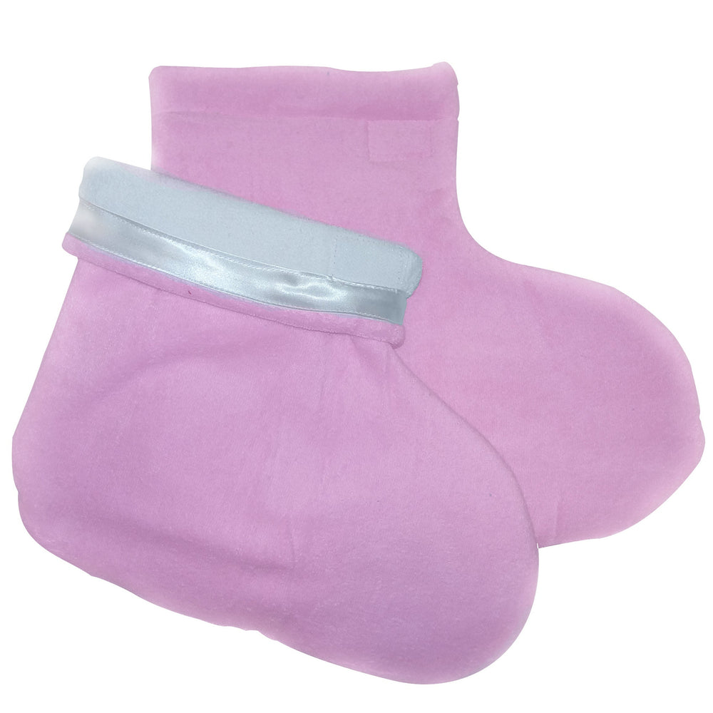 Socks for paraffin procedures velour, PINK