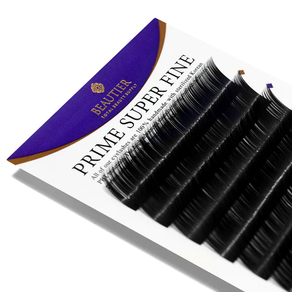 Beautier Super Fine eyelash extensions ONE SIZE TRAY, C-0.10