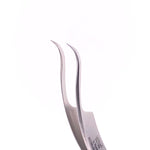 Genuine VETUS 39-SA tweezers for eyelash extensions, SILVER