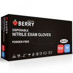 Nitrylex Berry black nitrile gloves 100 pcs, size S or M