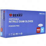 Nitrylex Berry purple nitrile gloves 100 pcs, size S or M