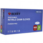 Nitrylex Berry purple nitrile gloves 100 pcs, size S or M