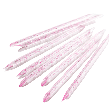 Plastic cuticle sticks for manicure & pedicure, 5 pieces