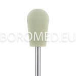 POLISHING bit for manicure and pedicure SK12 Silicone with diamond filling Ivory