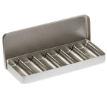 Metal autoclavable BOX for bits, SILVER