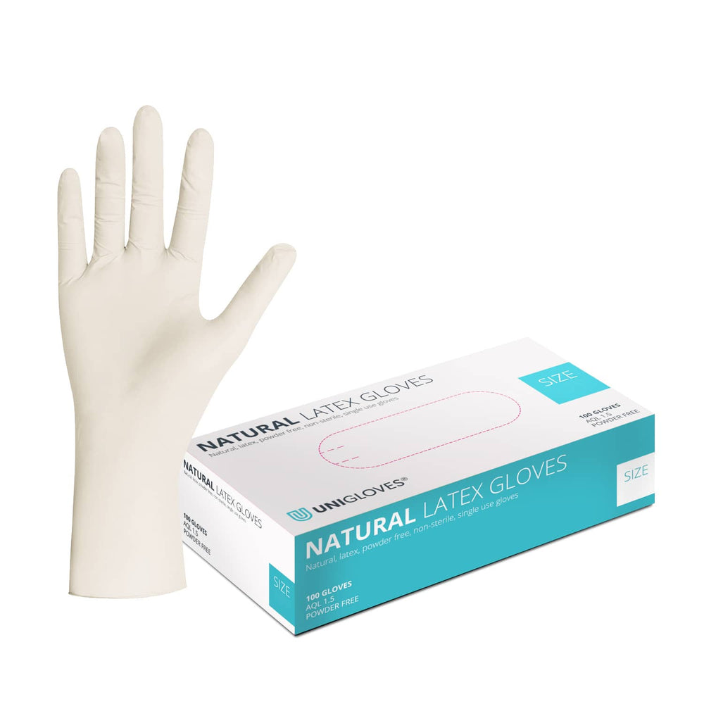 Unigloves latex gloves 2 pieces /1 pair, L size
