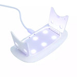 UV/LED tehnoloģijas manikīra lampa SUN mini, rozā vai balta