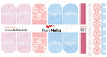 BIS Pure Nails nagu dizaina slaideri uzlīmes MEŽĢĪNES, G23, G26 vai G27