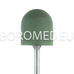 POLISHING bit for manicure and pedicure SK3 Silicone with diamond filling Green