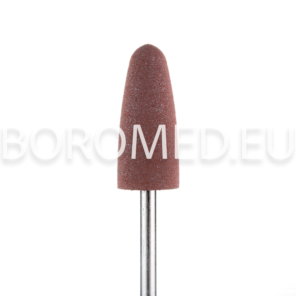 POLISHING bit for manicure and pedicure P11 Middle rounded CONE Brown