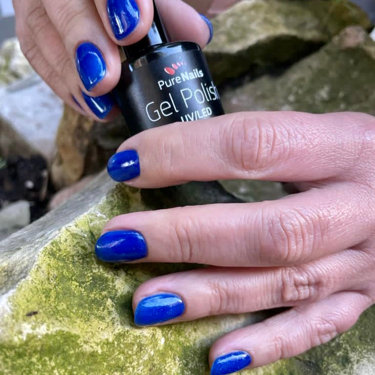 BIS Pure Nails UV/LED gēla laka 15 ml, 6109 BRIGHT BLUE
