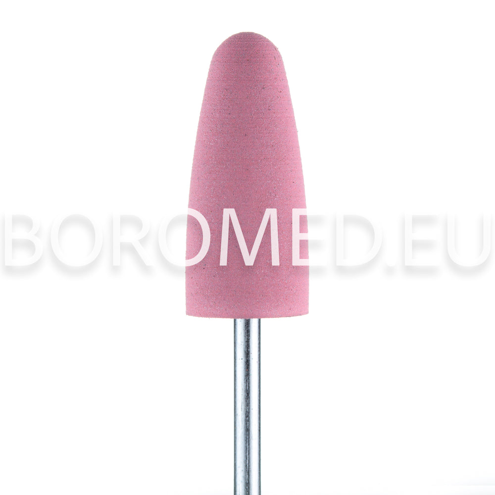 POLISHING bit for manicure and pedicure P6 Big rounded CONE Pink