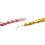 Lash lift & lami stainless steel tool with comb, pink or gold