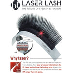 BL Lashes Laser Mink skropstas pieaudzēšanai C-0.07-MIX