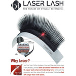 BL Lashes Laser Mink skropstas pieaudzēšanai C-0.10-MIX