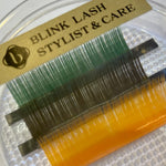 BL Color Lashes natural tones mix, 3 lines
