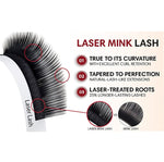 BL Lashes Laser Mink eyelash extensions D-0.15-MIX TRAY