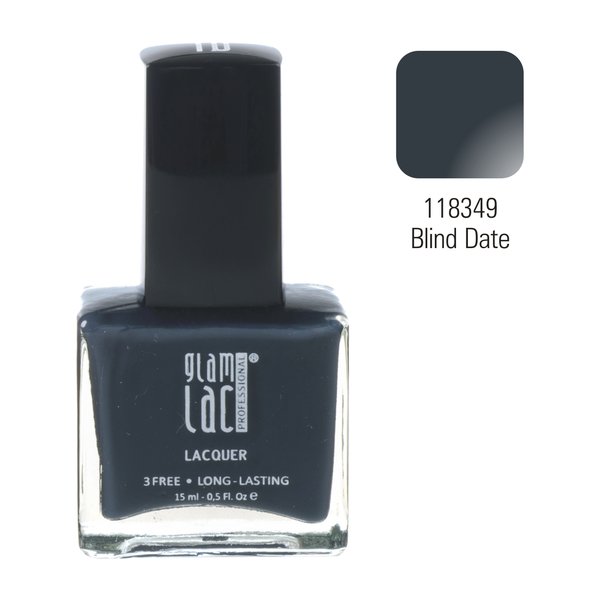 GlamLac gel effect nail lacquer polish 15 ml, 118349 BLIND DATE
