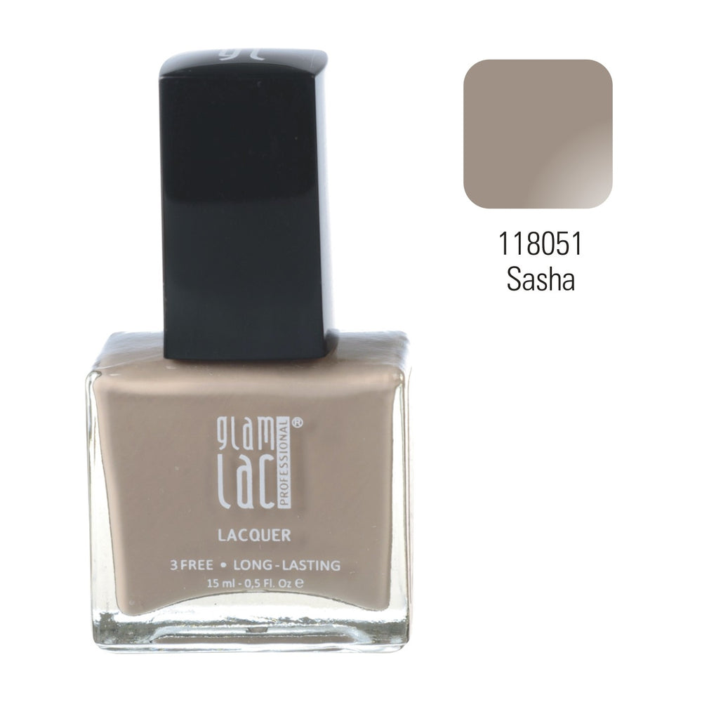GlamLac gel effect nail lacquer polish 15 ml, 118051 SASHA