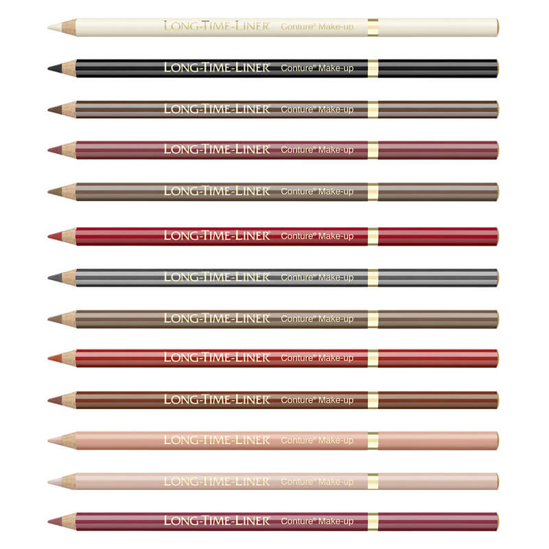 Long Time Liner pre-drawing pencil liner, BLACK BRAZIL