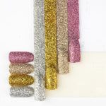 Nail Design glitters in 5 g pot - gold, champagne, silver or rose