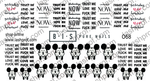 BIS Pure Nails slider nail design sticker decal EXPRESSIONS, O68