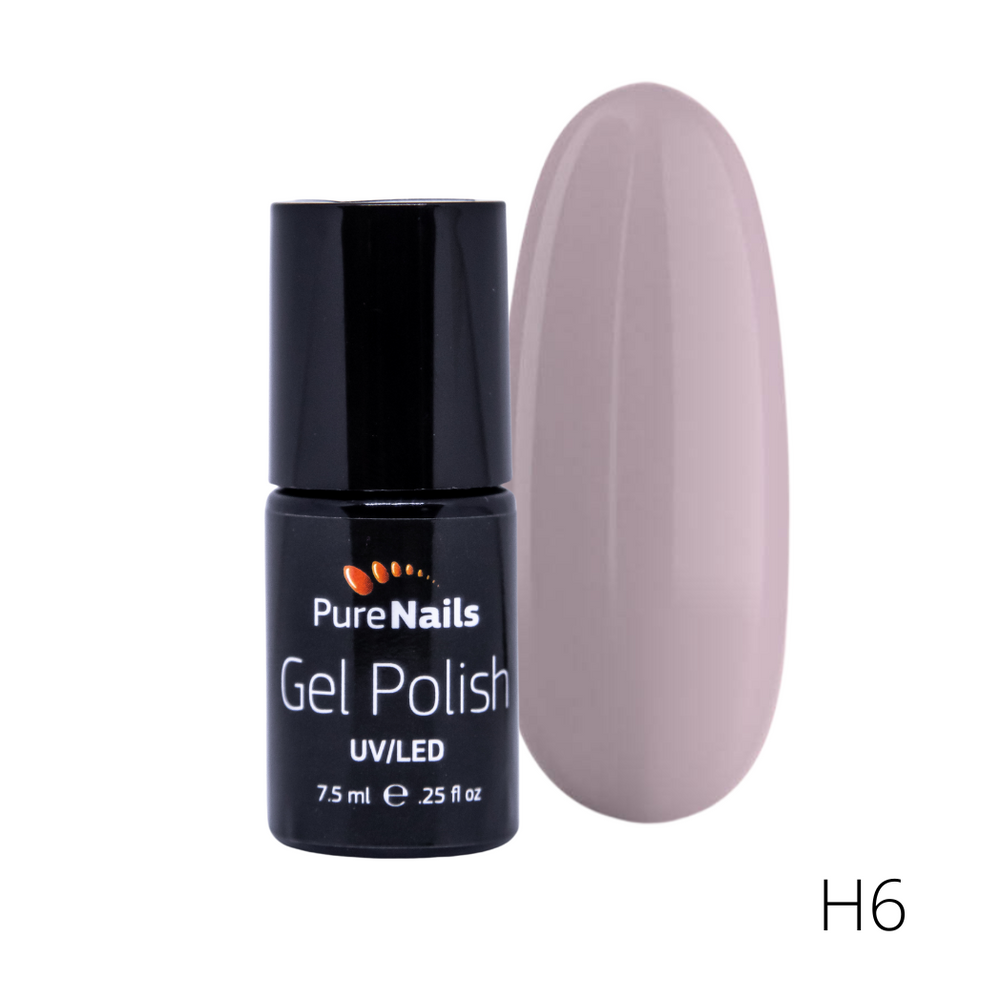 BIS Pure Nails UV/LED gēla laka 7.5 ml, HEMAfree, PLUM FROST H6