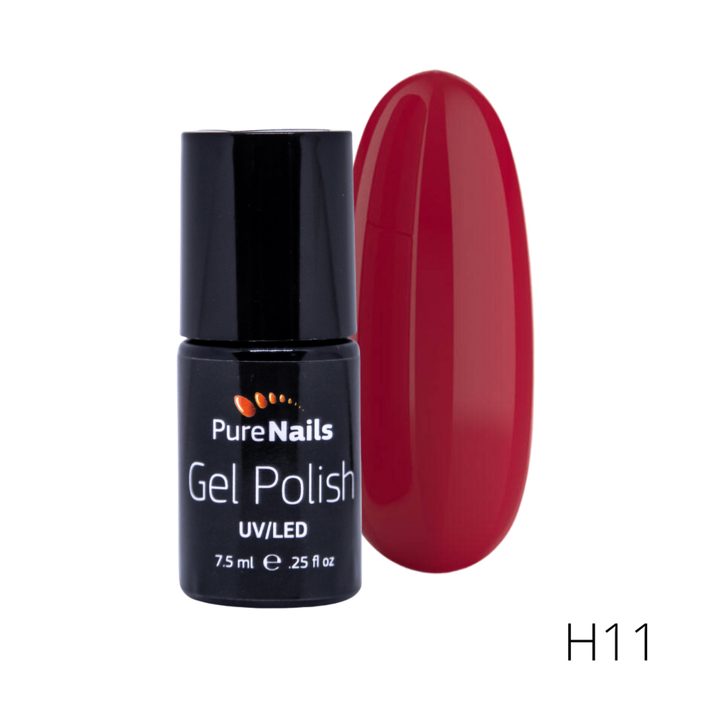 BIS Pure Nails UV/LED gēla laka 7.5 ml, HEMAfree, RASPBERRY H11