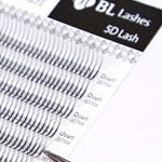 BL Lashes 5D gatavie pušķīši apjoma pieaudzēšanai, D-0.07-8mm