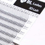 BL Lashes 5D gatavie pušķīši apjoma pieaudzēšanai, D-0.07-14mm