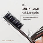 Closing Sale! BL Lash MATT Mink for eyelash extensions, classic 0.15