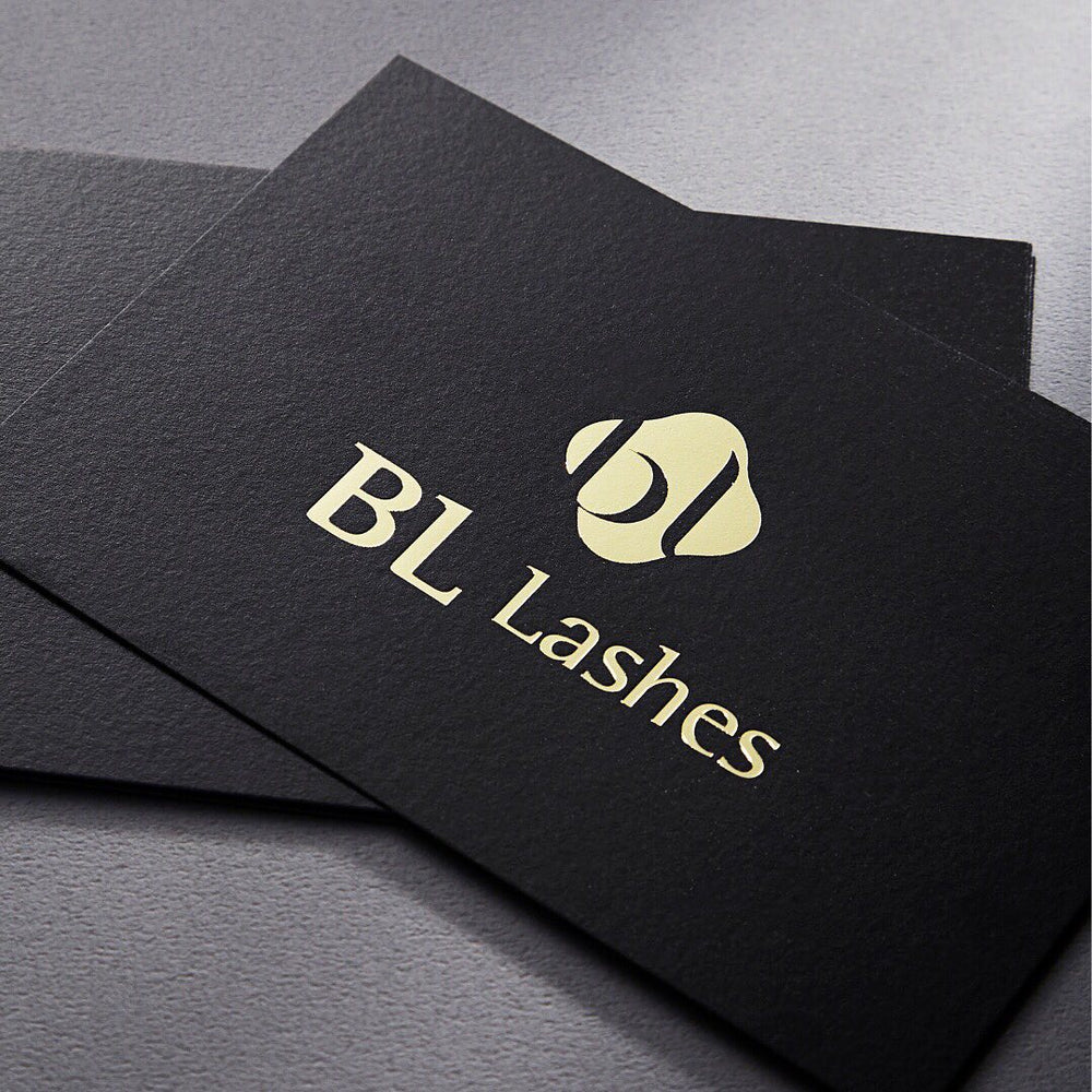 BL Lashes colorful GLITTER design 9 mm eyelashes, 12 lines