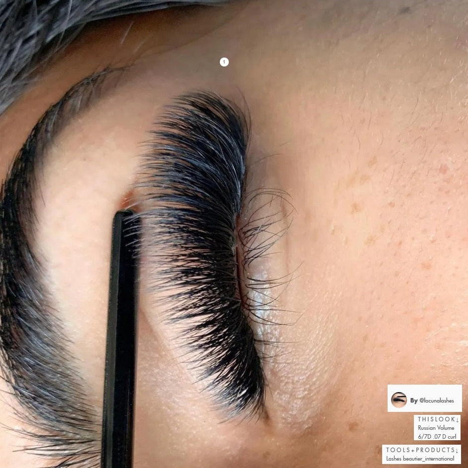 Beautier eyelash extensions, 0.12-ONE SIZE