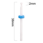 Ceramic nail file bit for manicure and pedicure, BALL