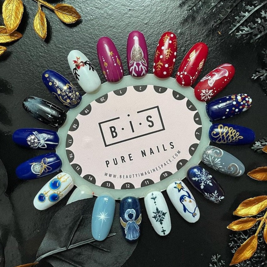 BIS Pure Nails nagu displejs 20 tipši, ziloņkaula krāsa