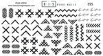 BIS Pure Nails  slider nail design sticker decal LATVIAN, E95