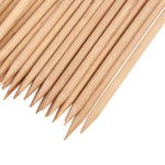 Natural orange wood sticks for manicure & pedicure