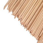 Natural orange wood sticks for manicure & pedicure, 10 pieces