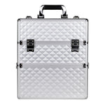 Beauty suitcase 3D design XL, SILVER