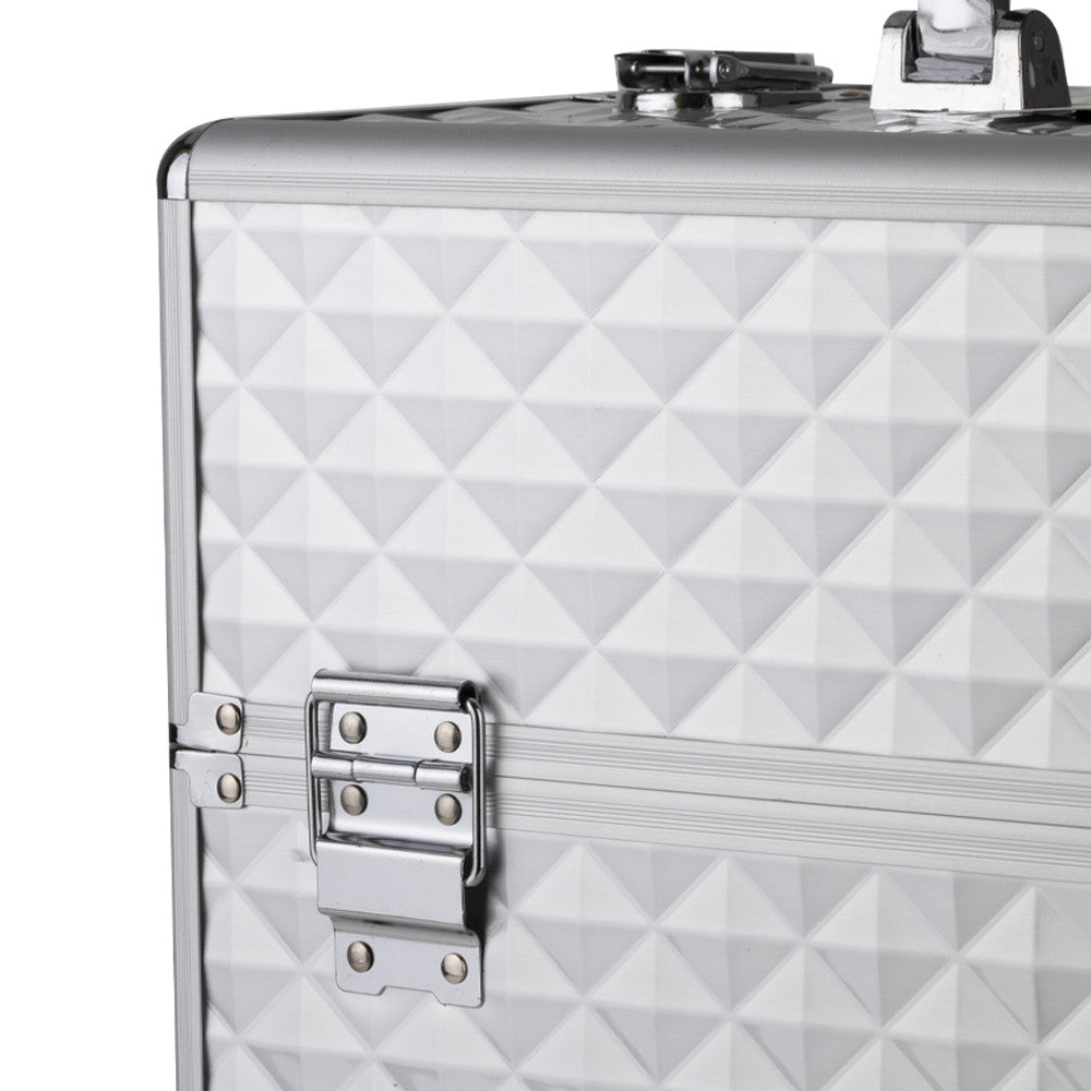 Beauty suitcase 3D design XL, SILVER