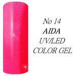 UV/LED krāsu gēls nagu pieaudzēšanai un modelēšanai AIDA 14, finālā izpārdošana!
