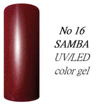 UV/LED krāsu gēls nagu pieaudzēšanai un modelēšanai SAMBA 16, finālā izpārdošana!
