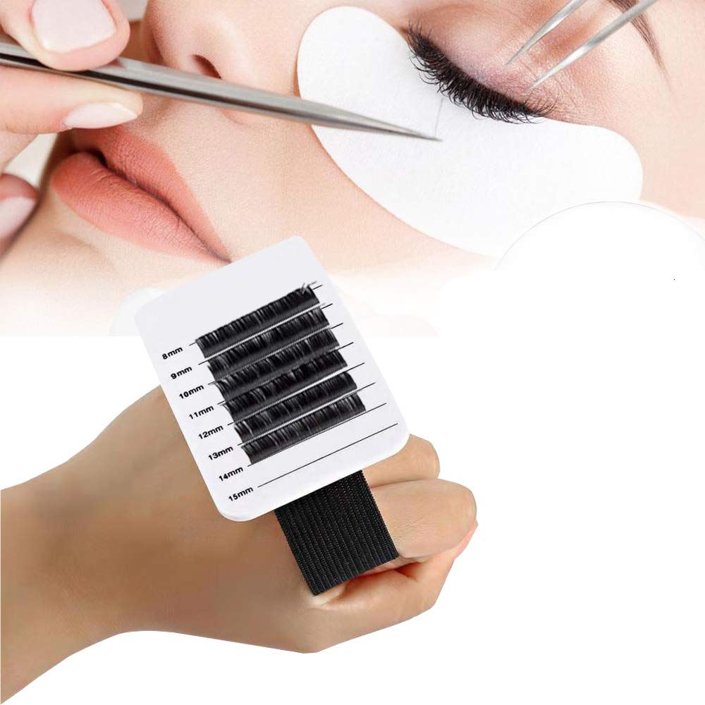 Lash pallet  for eyelash extensions WHITE, with adjustable strap