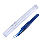 VETUS MCS-18 PRO tweezers for eyelash extensions, BLUE