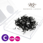Wonder Lashes premade loose volume fans, C/0.08/11mm