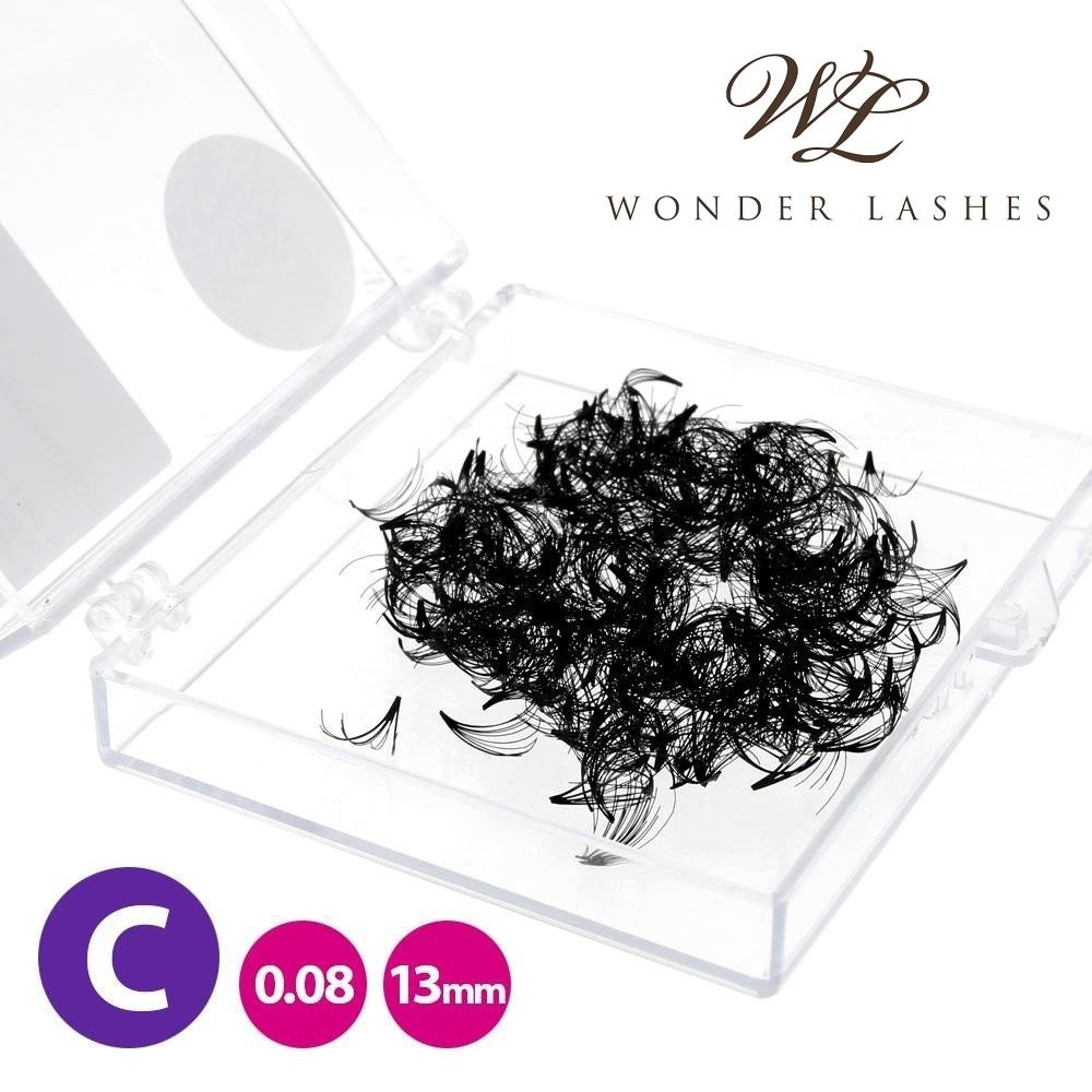 Wonder Lashes premade loose volume fans, C/0.08/13mm
