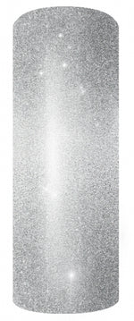 BIS Pure Nails UV/LED gēla laka 15 ml, 6010 GLITTER SILVER